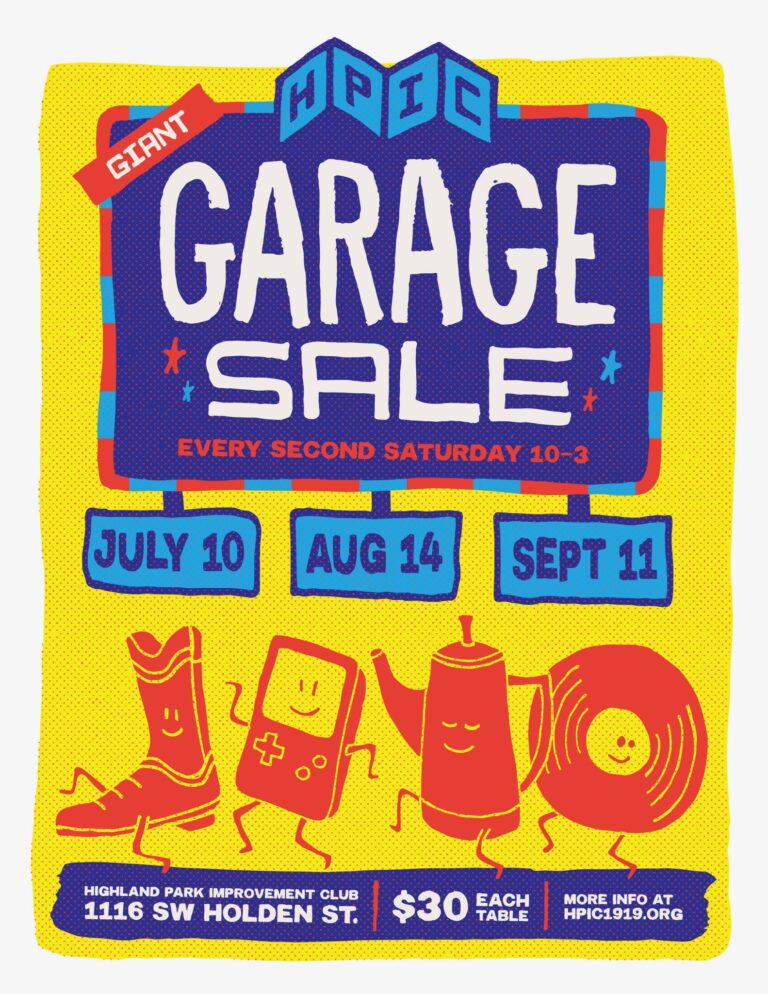 Garage Sales will abide: July 10, Aug 14 and Sept 11 – HPIC